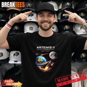 Artemis II Rocket Space Launch Back to The Moon Mission 2026 Shirt