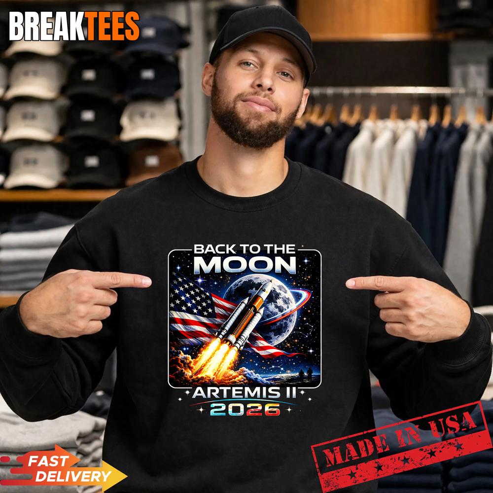 Artemis Launch Back to The Moon 2026 T-Shirt Artemis Launch Back to The Moon 2026 T-Shirt