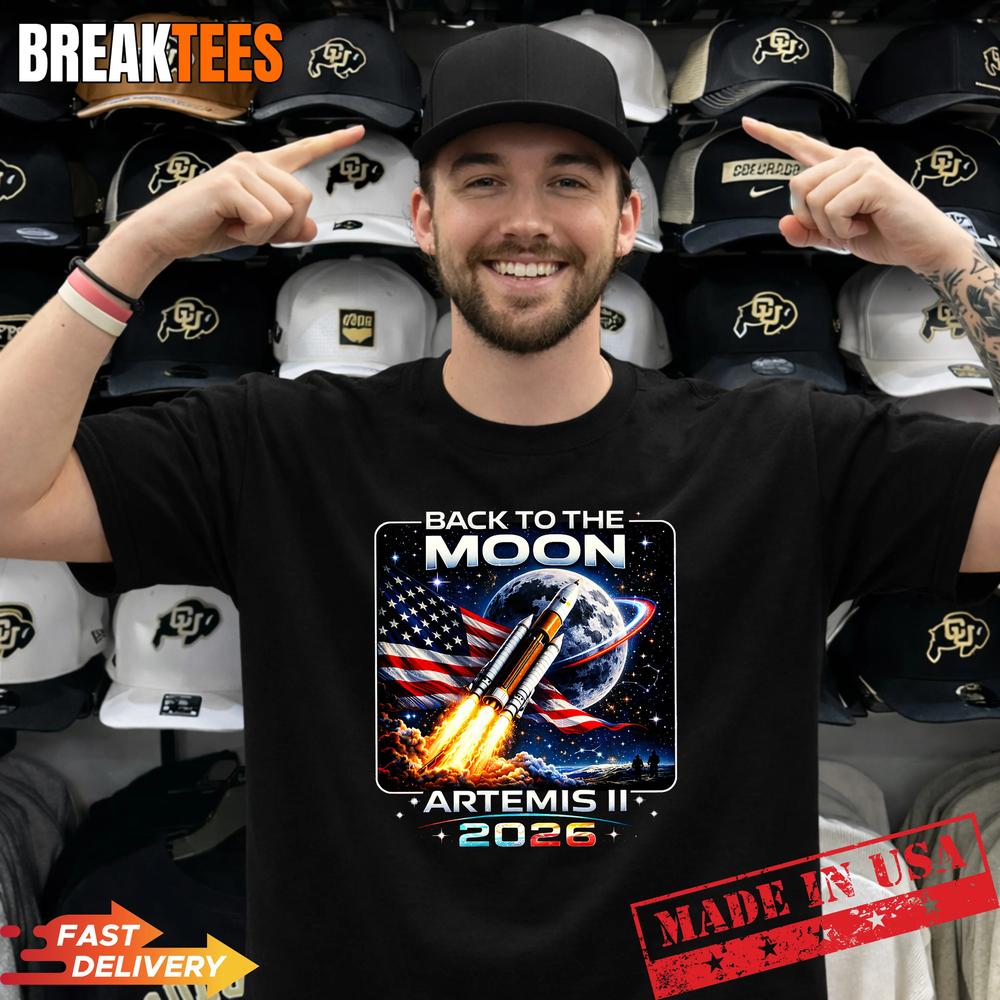 Artemis Launch Back to The Moon 2026 T-Shirt Artemis Launch Back to The Moon 2026 T-Shirt