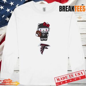 Atlanta Falcons Football x Hello Kitty Anime T-Shirt 2