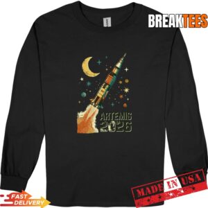 Back to The Moon Artemis II Lunar Mission 2026 Rocket Launch Long Sleve.jpg
