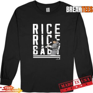 Ben Rice-Rice Rice Baby New York Baseball T-Shirt 2