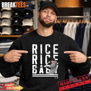 Ben Rice-Rice Rice Baby New York Baseball T-Shirt 3