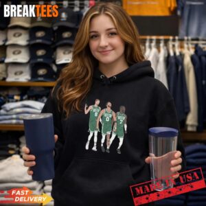 Big 3 Boston Kristaps Porzingis Jayson Tatum and Jaylen Brown Shirt 1