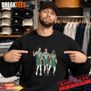 Big 3 Boston Kristaps Porzingis Jayson Tatum and Jaylen Brown Shirt 3