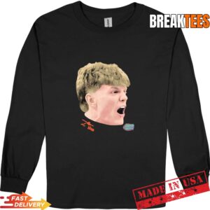 Big Head Thomas Haugh Florida Gators Basketball Signature T-Shirt 2