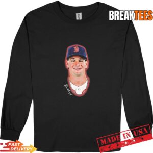 Boston Red Sox Roman Anthony 2026 MLB signature portrait T-Shirt 2