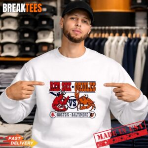 Boston Red Sox Vs Baltimore Orioles Mascot Baseball 2026 Shirt 3
