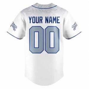 Buffalo Bills Custom White Jersey 2026 - Personalized Name & Number Fan Gift
