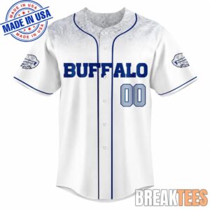 Buffalo Bills Custom White Jersey 2026 - Personalized Name & Number Fan Gift 1