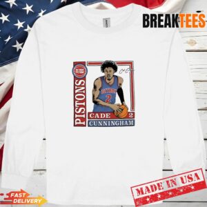 Cade Cunningham Detroit Pistons NBA Signature T-Shirt 2