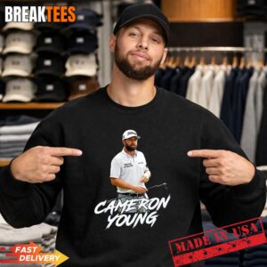 Cameron Young Golfer T-Shirt 3