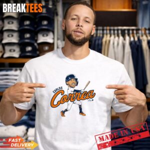 Carlos Correa Houston Baseball Caricature Graphic Shirt