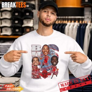 Chicago Bulls NBA 2011 caricature vintage t-shirt 3