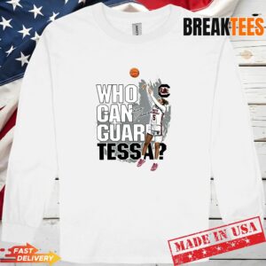 Chloe Kitts wearing Who Can Guard Tessa South Carolina Gamecocks Basketball Long Sleve