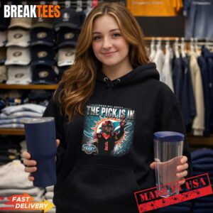 Chris Johnson The Pick Is In Miami Dolphins NFL Draft 2026 T-Shirt 1