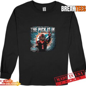 Chris Johnson The Pick Is In Miami Dolphins NFL Draft 2026 T-Shirt 2