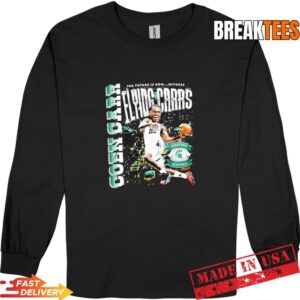 Coen Carr Michigan State Spartans Flying Basketball Graphic Shirt 2