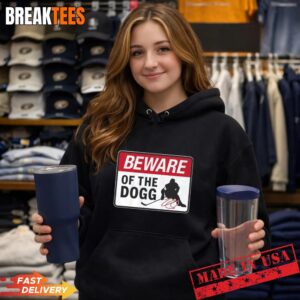 Colorado Avalanche Nathan MacKinnon Beware of Dogg Hockey Signature T-Shirt 1