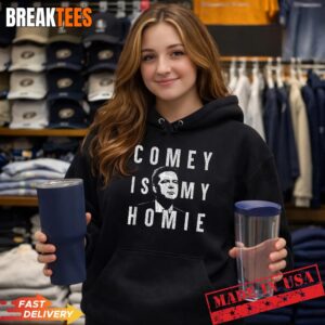 Comey is My Homie James Comey Anti Trump Distressed T-Shirt 1