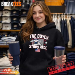 Connor Hellebuyck The Buyck Stops Here Pro Hockey Shirt 1