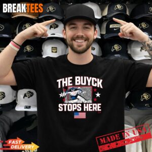 Connor Hellebuyck The Buyck Stops Here Pro Hockey Shirt