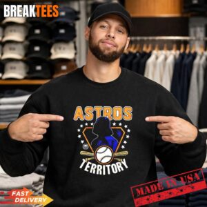 Darth Vader Star Wars Territory Houston Astros Baseball T-Shirt 3