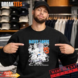 Davey Lopes Los Angeles Dodgers Thank You For The Memories no15 Shirt 3