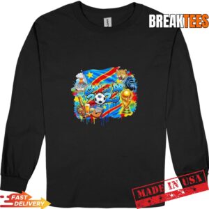 Democratic Republic of the Congo North America Soccer Tournament 2026 T-Shirt 2