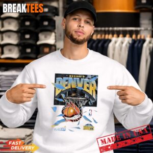 Denver Nuggets NBA playoff 2008 shattered backboard vintage t-shirt 3