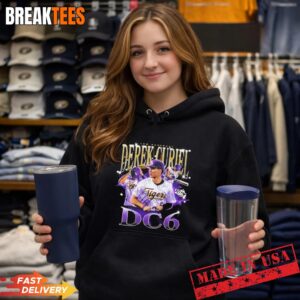 Derek Curiel LSU Tigers DC 6 Baseball Graphic T-Shirt 1 Derek Curiel LSU Tigers DC 6 Baseball Graphic T-Shirt 1