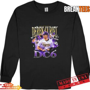 Derek Curiel LSU Tigers DC 6 Baseball Graphic T-Shirt 2 Derek Curiel LSU Tigers DC 6 Baseball Graphic T-Shirt 2