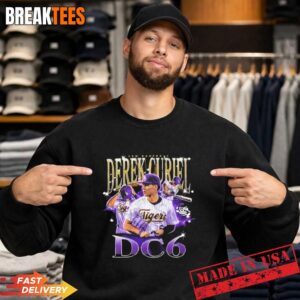 Derek Curiel LSU Tigers DC 6 Baseball Graphic T-Shirt 3 Derek Curiel LSU Tigers DC 6 Baseball Graphic T-Shirt 3