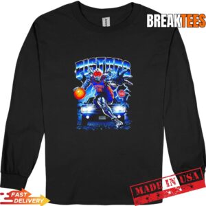 Detroit Pistons NBA Horsepower Robot T-Shirt 2