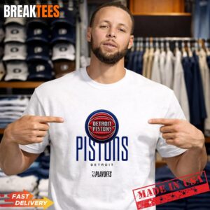 Detroit Pistons NBA Playoff 2026 logo T-Shirt
