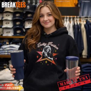 Dolly Parton Portrait Glimmering and Sparkling Shirt 1