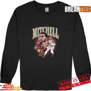 Donovan Mitchell Cleveland Cavaliers basketball Trio Signature T-Shirt 2