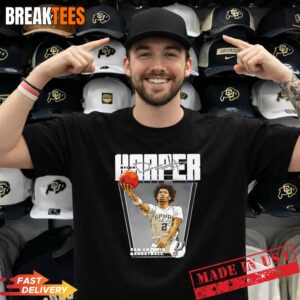 Dylan Harper San Antonio Spurs Basketball Signature Graphic T-Shirt