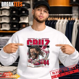 Elly De La Cruz Cincinnati Baseball Mudge Graphic Shirt 3