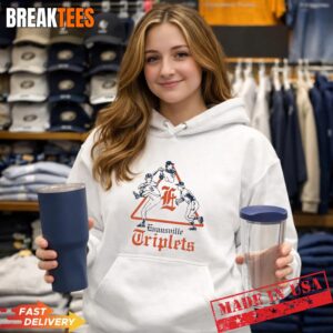 Evansville Triplets Baseball team T-Shirt 1