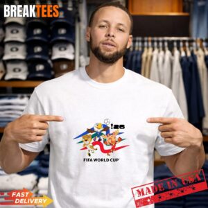 FIFA World CUP26 Host Country Mascots Crew T-Shirt – Feel the Hype!