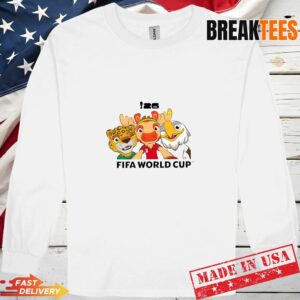 FIFA World CUP26 Host Country Mascots Group T-Shirt - Stunning Trio Design 2 FIFA World CUP26 Host Country Mascots Group Long Sleve.jpg