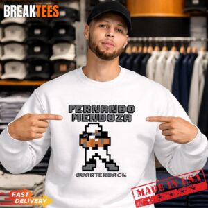 Fernando Mendoza Las Vegas Raiders 2026 NFL Running Back 8 Bit T-Shirt 3
