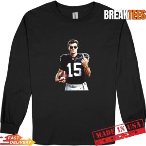 Fernando Mendoza Las Vegas Raiders NFL Middle Finger T-Shirt 2