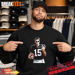 Fernando Mendoza Las Vegas Raiders NFL Middle Finger T-Shirt 3