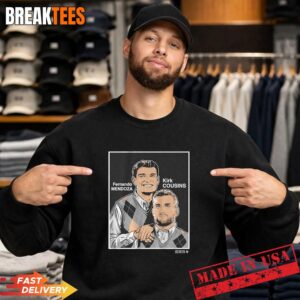 Fernando Mendoza and Kirk Cousins Family Portrait NFLPA Shirt 3