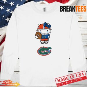 Florida Gators Football x Hello Kitty Anime T-Shirt 2 Florida Gators Football x Hello Kitty Anime T-Shirt 2