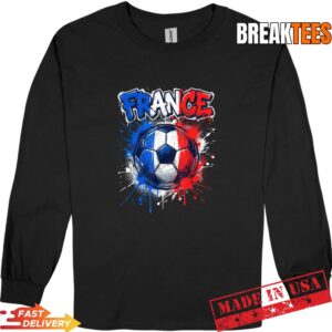 France Football Soccer Player Flag Graffiti Father's Day Shirt 2
