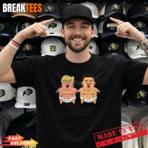 Funny Baby Trump Kim Jong Un Blimp Balloon T-Shirt