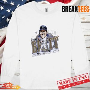 George Brett Kansas City Royals Baseball Bruce Stark Signature T-Shirt 2